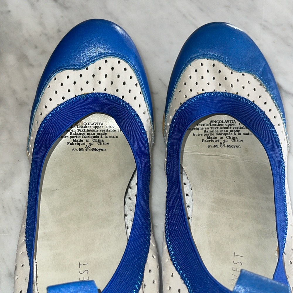 NINE WEST Sporty Ballet Flats - sz 6.5 - Picture 4 of 5